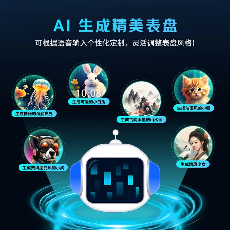 AI生成百变表盘功能展示
