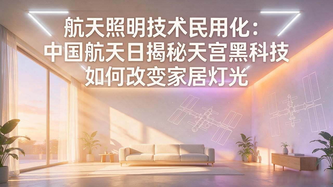 航天照明技术民用化：中国航天日揭秘天宫黑科技如何改变家居灯光